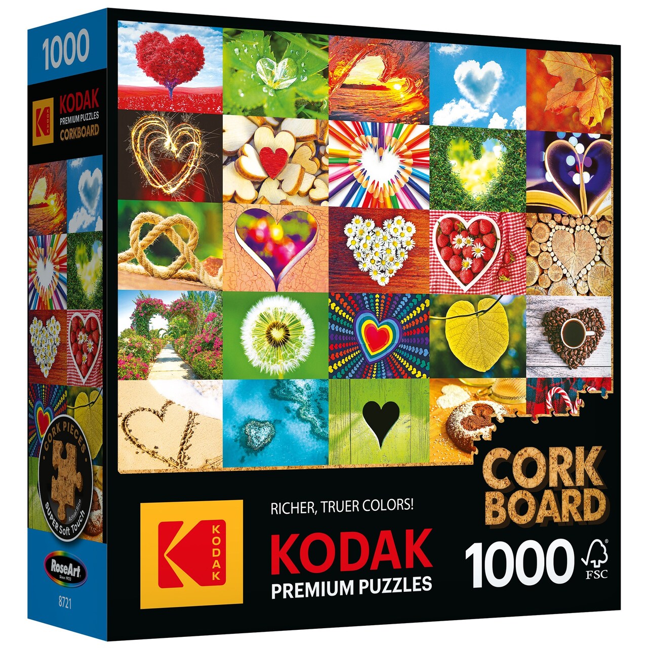 Kodak Premium Cork Board Jigsaw Puzzle 1000 Pieces 27"X20"-Love is Everywhere